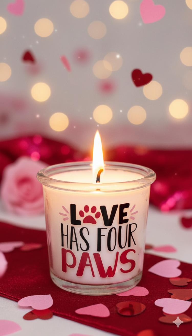Pet-Safe Valentine's Non Toxic Candle Collection