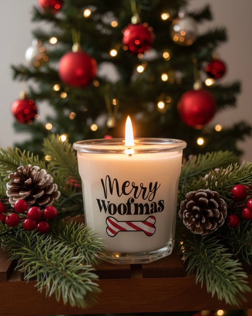 Christmas Gift Glass Candle - Limited Edition