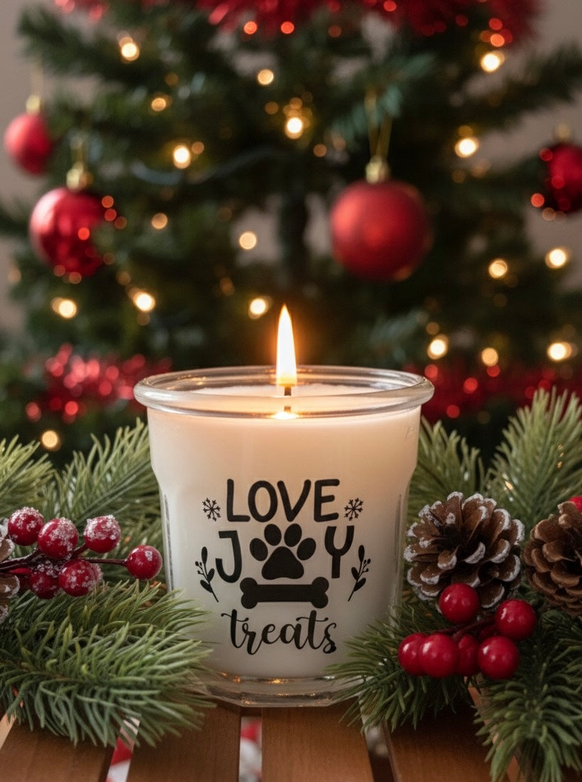 Christmas Gift Glass Candle - Limited Edition