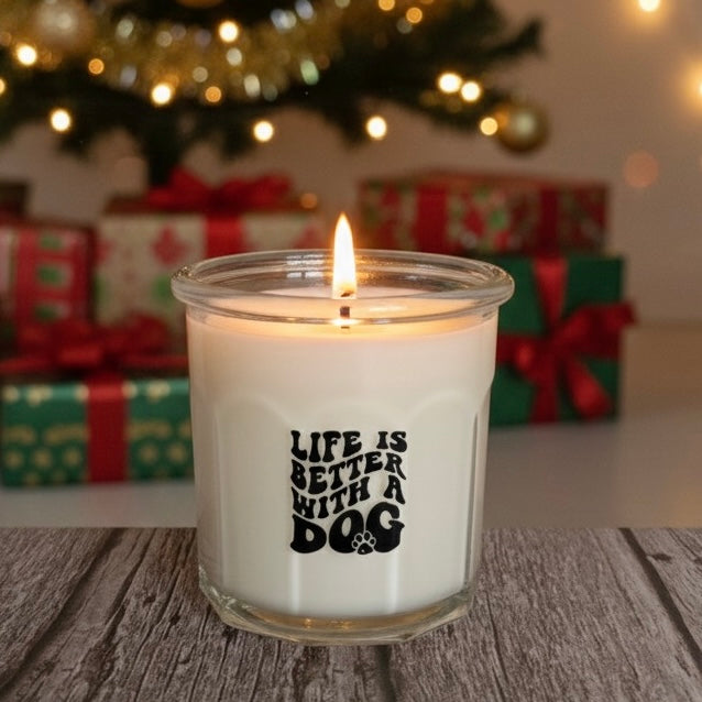 Christmas Gift Glass Candle - Limited Edition